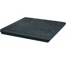 Ступень наружная Ceramika Paradyz Semir Grafit Kapinos Stopnica Narozna с капиносом структурная 33х33 см
