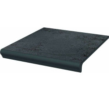 Ступень простая Ceramika Paradyz Semir Grafit Kapinos Stopnica Prosta с носиком структурная 30х33 см