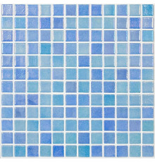 Стеклянная мозаика Vidrepur Shell Mix Blue 551/552 31,7х31,7 см