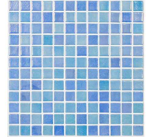 Стеклянная мозаика Vidrepur Shell Mix Blue 551/552 31,7х31,7 см