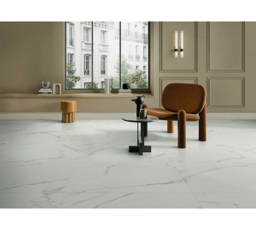 Керамогранит Vitra Silk Marble Калакатта Оро Матовый R9 Ректификат K947789R0001VTET 60х60 см