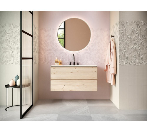 Керамическая плитка El Molino Soften Decor Pink Rect. настенная 30х90 см