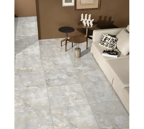 Керамогранит Primavera Speranza Gold light grey Polished PR122 60x60 см