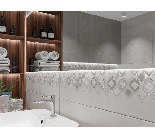 Керамический декор Azori Starck Mosaico 2 589632002 20,1х40,5 см