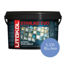 Эпоксидная затирка Litokol Starlike EVO RG/R2T S.330 BLU AVIO L0485340002 1 кг