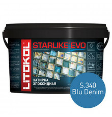 Эпоксидная затирка Litokol Starlike EVO RG/R2T S.340 BLU DENIM L0485350002 1 кг