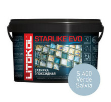 Эпоксидная затирка Litokol Starlike EVO RG/R2T S.400 VERDE SALVIA L0485370002 1 кг