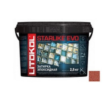Эпоксидная затирка Litokol Starlike EVO RG/R2T S.580 ROSSO MATTONE L0485440003 2,5 кг