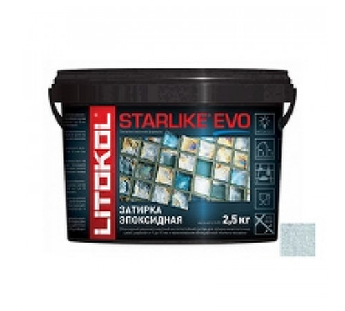 Эпоксидная затирка Litokol Starlike EVO RG/R2T S.300 AZZURRO PASTELLO L0485310003 2,5 кг