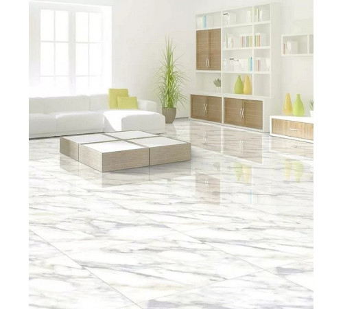 Керамогранит ITC Ceramic Statuario Carrara Bianco Sugar 60х60 см