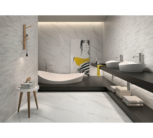 Керамогранит Geotiles Statuary Blanco Compacglass 75х75 см