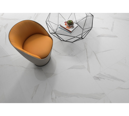 Керамогранит Geotiles Statuary Blanco Compacglass 120х120 см