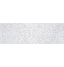 Керамический декор Gracia Ceramica Stazia white белый 01 30x90 см