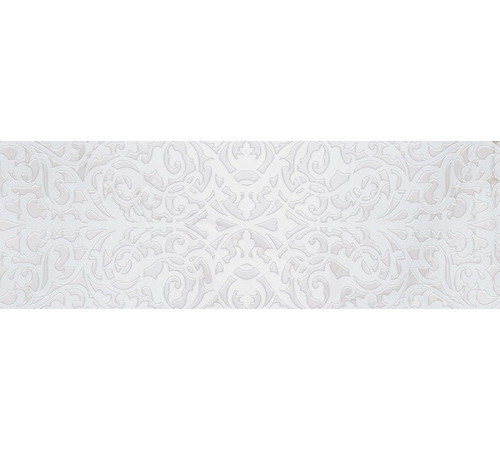 Керамический декор Gracia Ceramica Stazia white белый 01 30x90 см