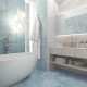 Керамогранит Gracia Ceramica Stazia blue голубой PG 02 60x60 см