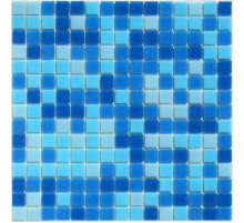 Мозаика Bonaparte Стеклянная Aqua 100 (на бумаге) 32,7х32,7 см