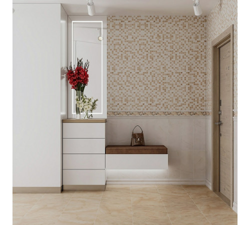 Керамический декор Kerama Marazzi Стеллине мозаичный MM7218 20х50 см