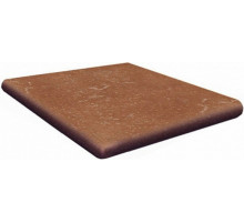 Ступень угловая Exagres Stone Cartabon Brown 33х33 см