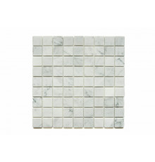 Каменная мозаика Orro Mosaic Stone Bianco Carrara pol. 7 мм 30,5х30,5 см