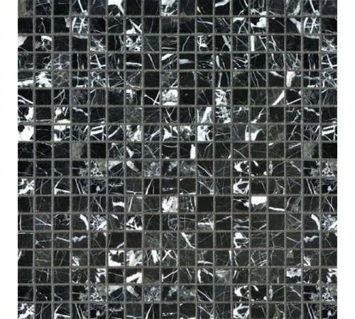 Каменная мозаика Orro Mosaic Stone Nero Marquina Pol. 4мм 30,5х30,5 см