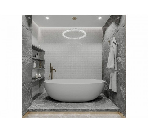 Каменная мозаика Orro Mosaic Stone Bianco Carrara pol. 4мм 30,5х30,5 см