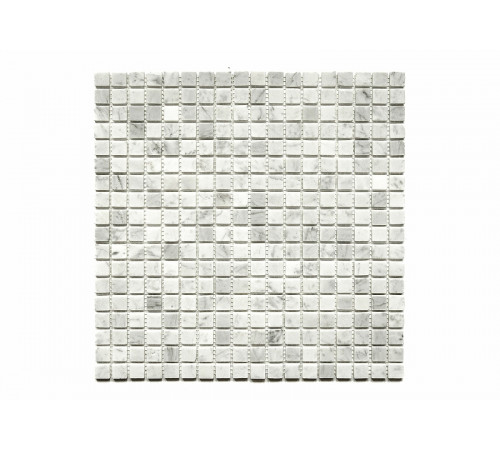 Каменная мозаика Orro Mosaic Stone Bianco Carrara pol. 4мм 30,5х30,5 см