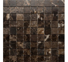 Каменная мозаика Orro Mosaic Stone Emperador Dark Pol. 7мм 30,5х30,5 см