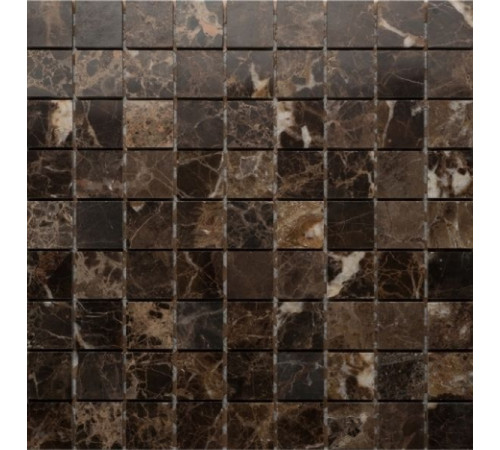 Каменная мозаика Orro Mosaic Stone Emperador Dark Pol. 7мм 30,5х30,5 см