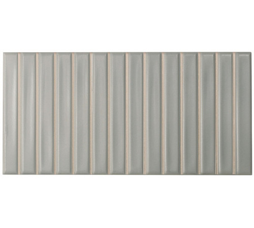 Керамическая плитка WOW Sweet Bars Grey Mat 128692 настенная 12,5x25 см