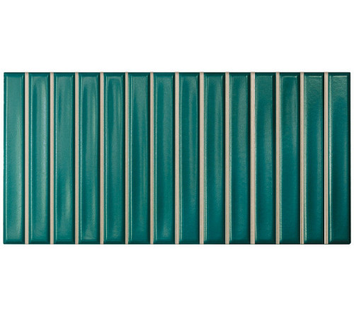 Керамическая плитка WOW Sweet Bars Teal Mat 128695 настенная 12,5x25 см