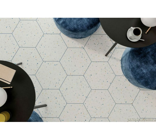 Керамогранит DNA Tiles Terrazzo White УТ-00022300 32х36,8 см