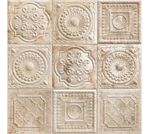 Керамическая плитка Mainzu Tin-Tile Rusty Cream настенная 20х20 см