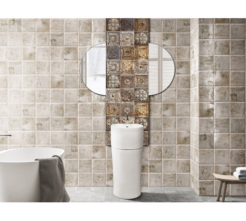 Керамическая плитка Mainzu Tin-Tile Grey настенная 20х20 см