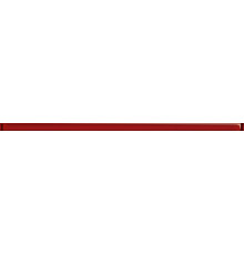 Стеклянный бордюр Cersanit Universal Glass красный UG1L412 2х60 см