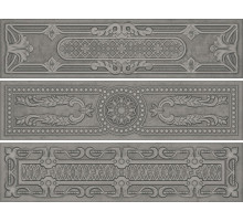 Керамическая плитка Aparici Uptown Anthracite Toki настенная 7,4х29,75 см