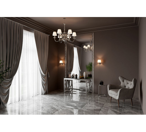 Керамогранит Eurotile Verona Grey 740 VRU2GY 49,5х49,5 см