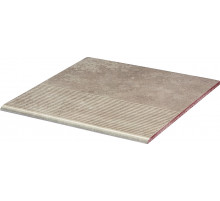 Ступень простая Ceramika Paradyz Viano Beige Stopnica Prosta с насечками 30х30см