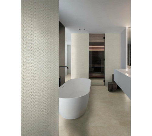 Керамическая плитка Marazzi Ragno Vida Struttura Foglia 3D Beige Rett RA6L настенная 30х90 см