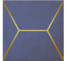 Керамический декор Kerama Marazzi Витраж синий OP\C181\17065 15х15 см