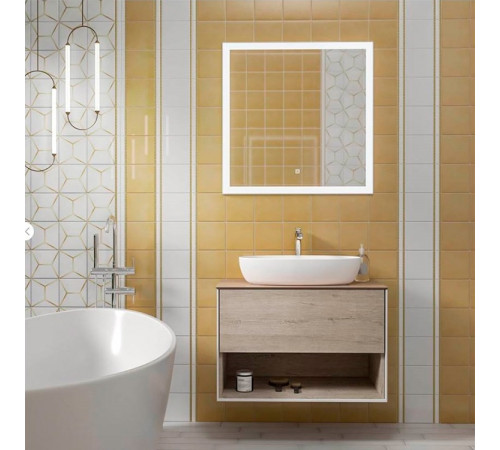 Керамическая плитка Kerama Marazzi Витраж желтый 17064 настенная 15х15 см