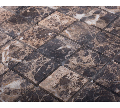 Керамическая мозаика StarMosaic Wild Stone Dark Emperador Matt JMST071 30,5x30,5 см