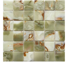 Керамическая мозаика StarMosaic Wild Stone Green Onyx JMST21206 30,5x30,5 см