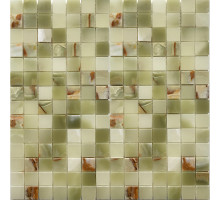 Керамическая мозаика StarMosaic Wild Stone Green Onyx JMST21205 30,5x30,5 см