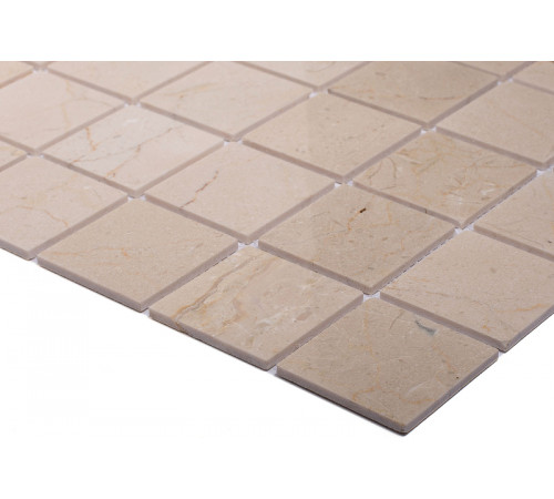 Керамическая мозаика StarMosaic Wild Stone Crema Marfil Polished JMST072 30,5x30,5 см