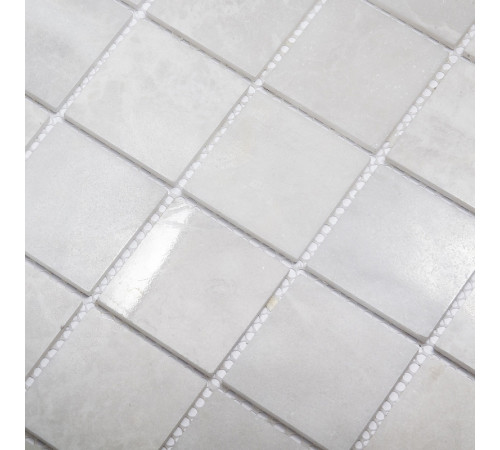 Керамическая мозаика StarMosaic Wild Stone White Polished JMST058 30,5x30,5 см