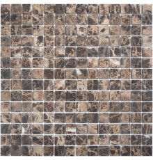 Керамическая мозаика StarMosaic Wild Stone Dark Emperador Matt JMST070 30,5x30,5 см