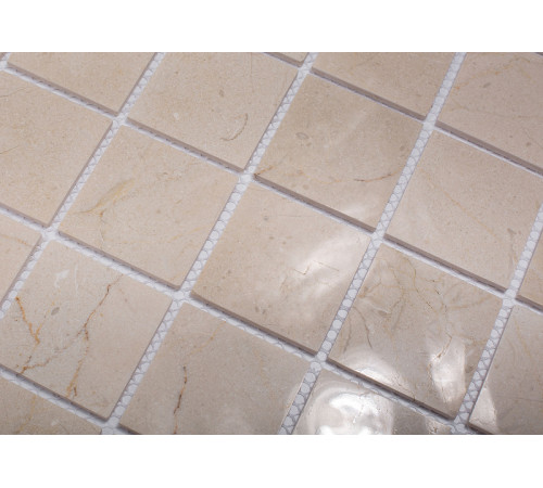 Керамическая мозаика StarMosaic Wild Stone Crema Marfil Polished JMST072 30,5x30,5 см