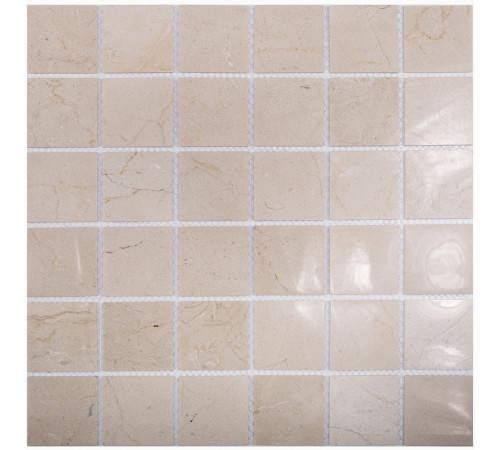 Керамическая мозаика StarMosaic Wild Stone Crema Marfil Polished JMST072 30,5x30,5 см