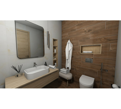 Керамогранит Absolut Gres Wood Series Royal Brown AB 1029W 20x120 см