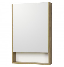Зеркальный шкаф Aquaton Сканди 55 1A252102SDZ90 Белый Дуб рустикальный